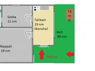 Eladó 33 m²-estársasházi lakás IV. Kerület (Újpest) , Lőrincz utca: 56'000'000 Ft