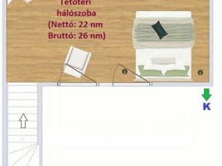 Eladó 60 m²-estársasházi lakás IV. Kerület (Újpest) , Lőrincz utca környékén: 88'000'000 Ft