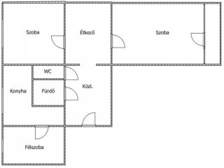 Eladó 60 m²-estársasházi lakás IV. Kerület (Újpest) , Munkásotthon utca: 270'000 Ft