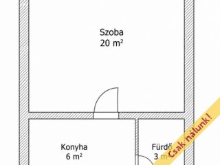 Eladó 29 m²-estársasházi lakás IV. Kerület (Újpest) , Temesvári utca: 33'500'000 Ft