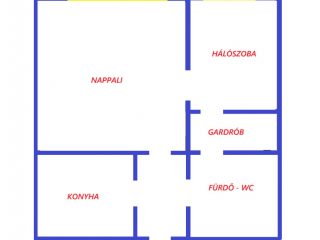 Eladó 46 m²-estársasházi lakás IV. Kerület (Újpest) , Újpest központ környékén azonnal költözhető !: 54'900'000 Ft