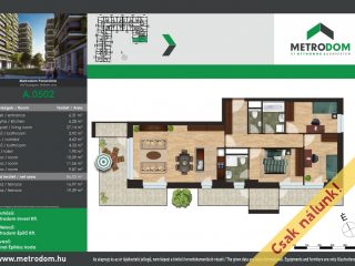 Eladó 86 m²-estársasházi lakás IV. Kerület (Újpest) , Wolfner utca: 159'800'000 Ft