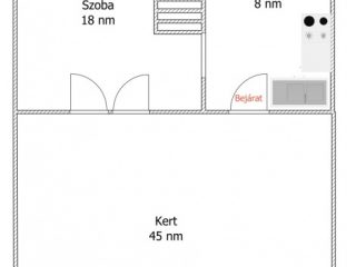 Eladó 30 m²-estársasházi lakás IV. Kerület (Újpest-kertváros) , Deák Ferenc utca: 35'500'000 Ft