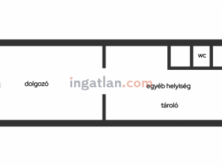 Eladó 43 m²-esüzlethelyiség utcai bejárattal IX. Kerület (Belső Ferencváros) , Ferenc körúti Villamosmegálló közeli utca: 6'800'000 Ft