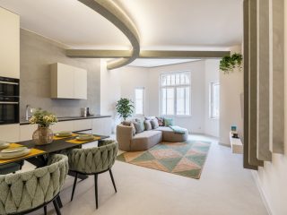 Eladó 91 m²-estársasházi lakás IX. Kerület (Belső Ferencváros) , József körút-Petőfi híd közelében: 179'900'000 Ft