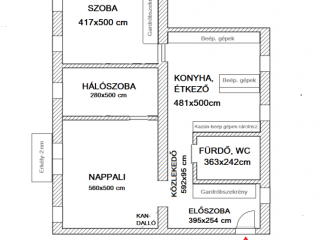 Eladó 113 m²-estársasházi lakás IX. Kerület (Belső Ferencváros) , Kálvin tér közeli utca: 199'500'000 Ft