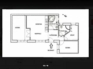 Eladó 71 m²-estársasházi lakás IX. Kerület (Belső Ferencváros) , Lónyay utca: 129'000'000 Ft