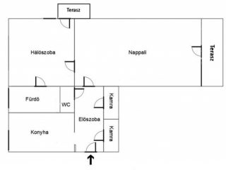 Eladó 54 m²-estársasházi lakás IX. Kerület (József Attila ltp.) , Börzsöny utca: 78'900'000 Ft