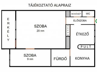 Kiadó 50 m²-estársasházi lakás IX. Kerület (József Attila ltp.) , Dési Huber utca: 195'000 Ft