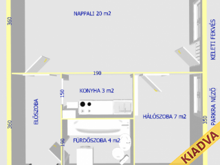 Kiadó 38 m²-estársasházi lakás IX. Kerület (József Attila ltp.) , EGYETÉRTÉS utca: 200'000 Ft
