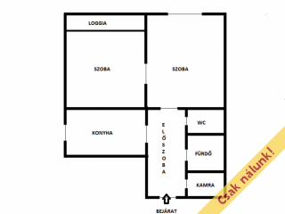 Eladó 55 m²-estársasházi lakás IX. Kerület (József Attila ltp.) , Ifjúmunkás utca: 69'500'000 Ft