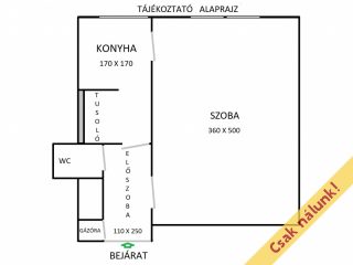 Eladó 26 m²-estársasházi lakás IX. Kerület (József Attila ltp.) , Napfény utca: 38'200'000 Ft