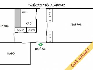 Eladó 51 m²-estársasházi lakás IX. Kerület (József Attila ltp.) , Pöttyös utca: 64'800'000 Ft
