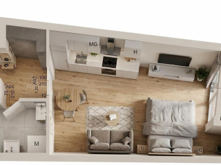 Eladó 36 m²-estársasházi lakás IX. Kerület (Középső Ferencváros (Rehabilitációs terület)) , Értékálló befektetés: 75'900'000 Ft