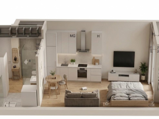 Eladó 36 m²-estársasházi lakás IX. Kerület (Középső Ferencváros (Rehabilitációs terület)) , Értékálló befektetés: 75'900'000 Ft