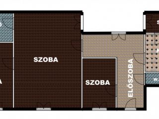 Eladó 106 m²-estársasházi lakás IX. Kerület (Középső Ferencváros (Rehabilitációs terület)) , Mester utca: 114'900'000 Ft