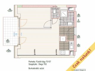 Eladó 38 m²-estársasházi lakás IX. Kerület (Középső Ferencváros (Rehabilitációs terület)) , Vágóhíd utca: 86'000'000 Ft