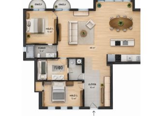 Eladó 107 m²-estársasházi lakás V. Kerület (Bank negyed) , Október 6. utca: 319'000'000 Ft