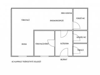 Kiadó 52 m²-esegyéb iroda V. Kerület (Bank negyed) , Október 6. utca: 450'000 Ft