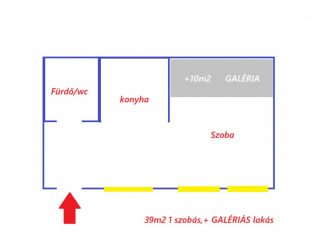Eladó 39 m²-estársasházi lakás V. Kerület (Belváros) , Azonnal költözhető ingatlan a Bazilikánál!: 74'900'000 Ft