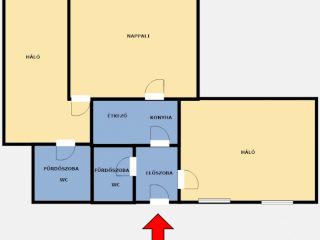 Eladó 88 m²-estársasházi lakás V. Kerület (Belváros) , Báthory utca: 219'000'000 Ft