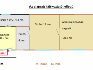 Eladó 83 m²-estársasházi lakás V. Kerület (Lipótváros) , Falk Miksa utca: 134'000'000 Ft