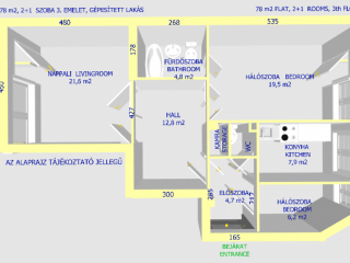 Eladó 78 m²-estársasházi lakás V. Kerület (Lipótváros) , SZALAY utca: 159'500'000 Ft