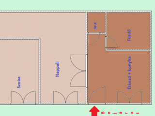 Kiadó 40 m²-estársasházi lakás V. Kerület (Lipótváros) , Szent István körút: 280'000 Ft