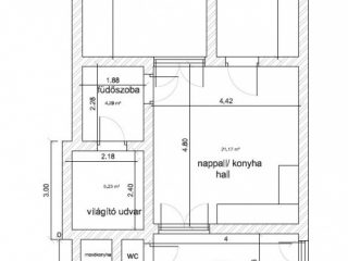 Eladó 79 m²-estársasházi lakás VI. Kerület (Diplomatanegyed) , Epres kertmél: 117'500'000 Ft