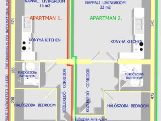 Eladó 71 m²-estársasházi lakás VI. Kerület (Nagykörúton belül) , ANDRÁSSY ÚT mellett: 89'900'000 Ft