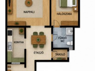 Eladó 70 m²-estársasházi lakás VI. Kerület (Terézváros) , Vörösmarty utca: 98'000'000 Ft