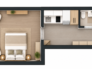 Kiadó 30 m²-estársasházi lakás VII. Kerület (Belső-Erzsébetváros) , Kazinczy utca: 220'000 Ft