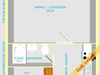 Eladó 37 m²-estársasházi lakás VII. Kerület (Belső-Erzsébetváros) , Nefelejcs utca: 52'900'000 Ft