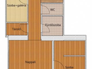 Eladó 66 m²-estársasházi lakás VII. Kerület (Középső-Erzsébetváros) , István utca: 110'900'000 Ft