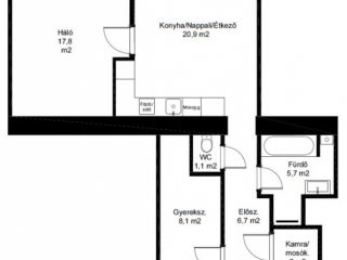 Eladó 62 m²-estársasházi lakás VII. Kerület (Középső-Erzsébetváros) , Rottenbiller utca közelébe: 89'900'000 Ft