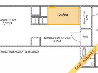 Eladó 44 m²-estársasházi lakás VII. Kerület (Ligetváros) , Sajó utca: 61'900'000 Ft