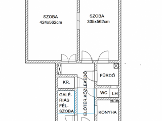 Eladó 73 m²-estársasházi lakás VIII. Kerület (Csarnoknegyed) , Déri Miksa utca: 84'800'000 Ft