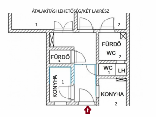 Eladó 73 m²-estársasházi lakás VIII. Kerület (Csarnoknegyed) , Déri Miksa utca: 83'500'000 Ft