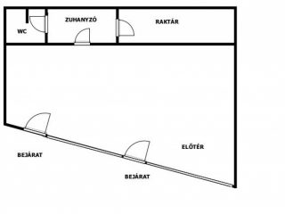 Eladó 58 m²-esüzlethelyiség utcai bejárattal VIII. Kerület (Csarnoknegyed) , Tolnai Lajos utca: 74'900'000 Ft
