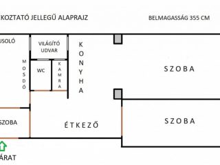 Eladó 57 m²-estársasházi lakás VIII. Kerület (II. János Pál pápa tér és környéke) , Kenyérmező utca: 78'500'000 Ft