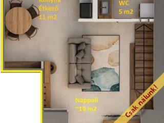 Eladó 54 m²-estársasházi lakás VIII. Kerület (Józsefváros) , József körút: 84'800'000 Ft