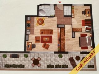 Eladó 83 m²-estársasházi lakás VIII. Kerület (Magdolna negyed) , Penthouse lakás: 155'000'000 Ft