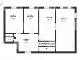 Kiadó 91 m²-estársasházi lakás VIII. Kerület (Palotanegyed) , Blaha Lujaza térhez közel: 350'000 Ft