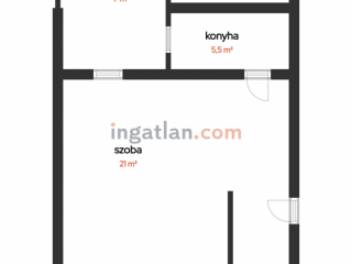 Eladó 43 m²-estársasházi lakás VIII. Kerület (Palotanegyed) , Kálvin térhez közel: 64'900'000 Ft