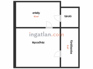 Eladó 43 m²-estársasházi lakás VIII. Kerület (Palotanegyed) , Kálvin térhez közel: 64'900'000 Ft