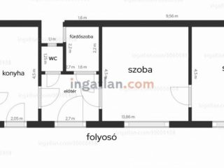 Eladó 63 m²-estársasházi lakás VIII. Kerület (Palotanegyed) , Mária utca: 69'900'000 Ft