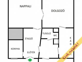 Eladó 111 m²-estársasházi lakás VIII. Kerület (Palotanegyed) , Vas utca: 142'800'000 Ft