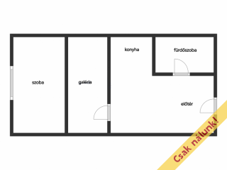 Eladó 27 m²-estársasházi lakás VIII. Kerület (Századosnegyed) , Hungária körút: 35'100'000 Ft