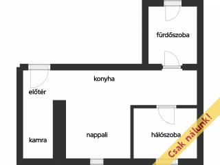 Eladó 46 m²-estársasházi lakás VIII. Kerület (Századosnegyed) , Hungária körút: 35'000'000 Ft