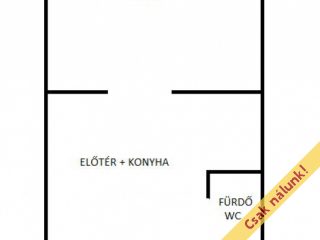 Eladó 25 m²-estársasházi lakás VIII. Kerület (Századosnegyed) , Hungária körút: 34'900'000 Ft